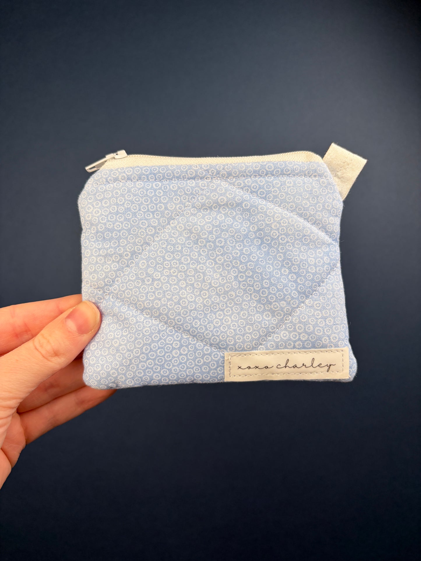 Ocean Blue Keychain Wallet