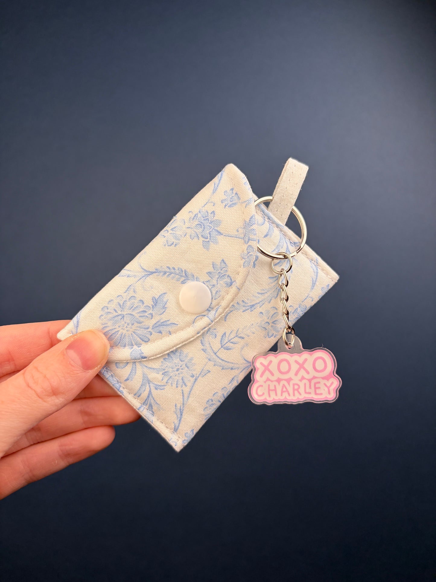 Vintage Blue Earbuds Case