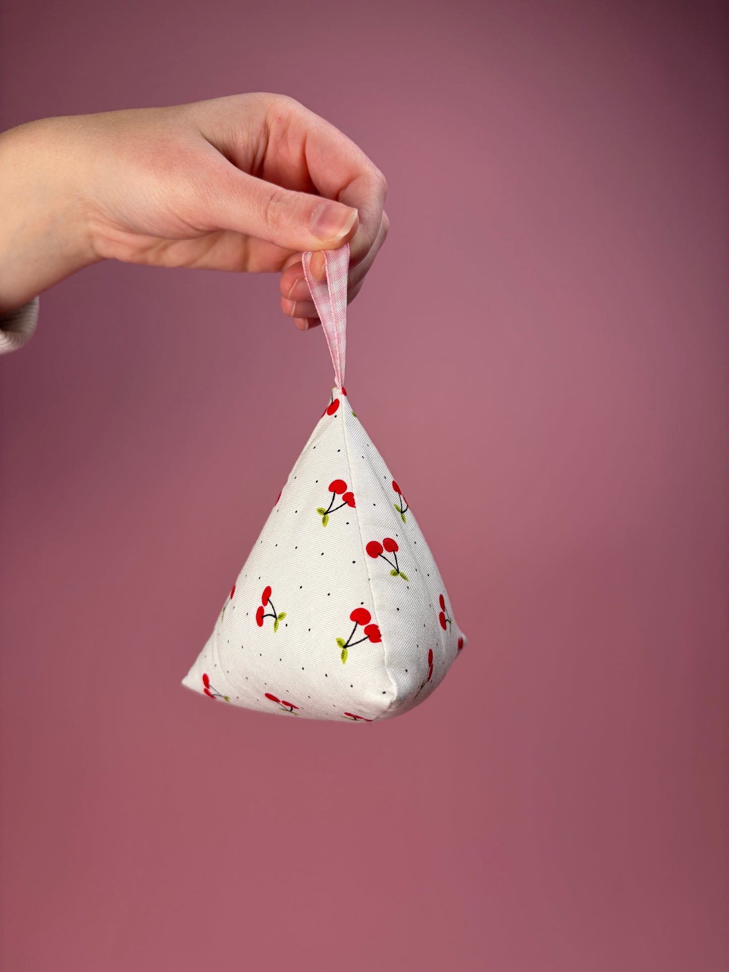 Cherry Red Pattern Weight