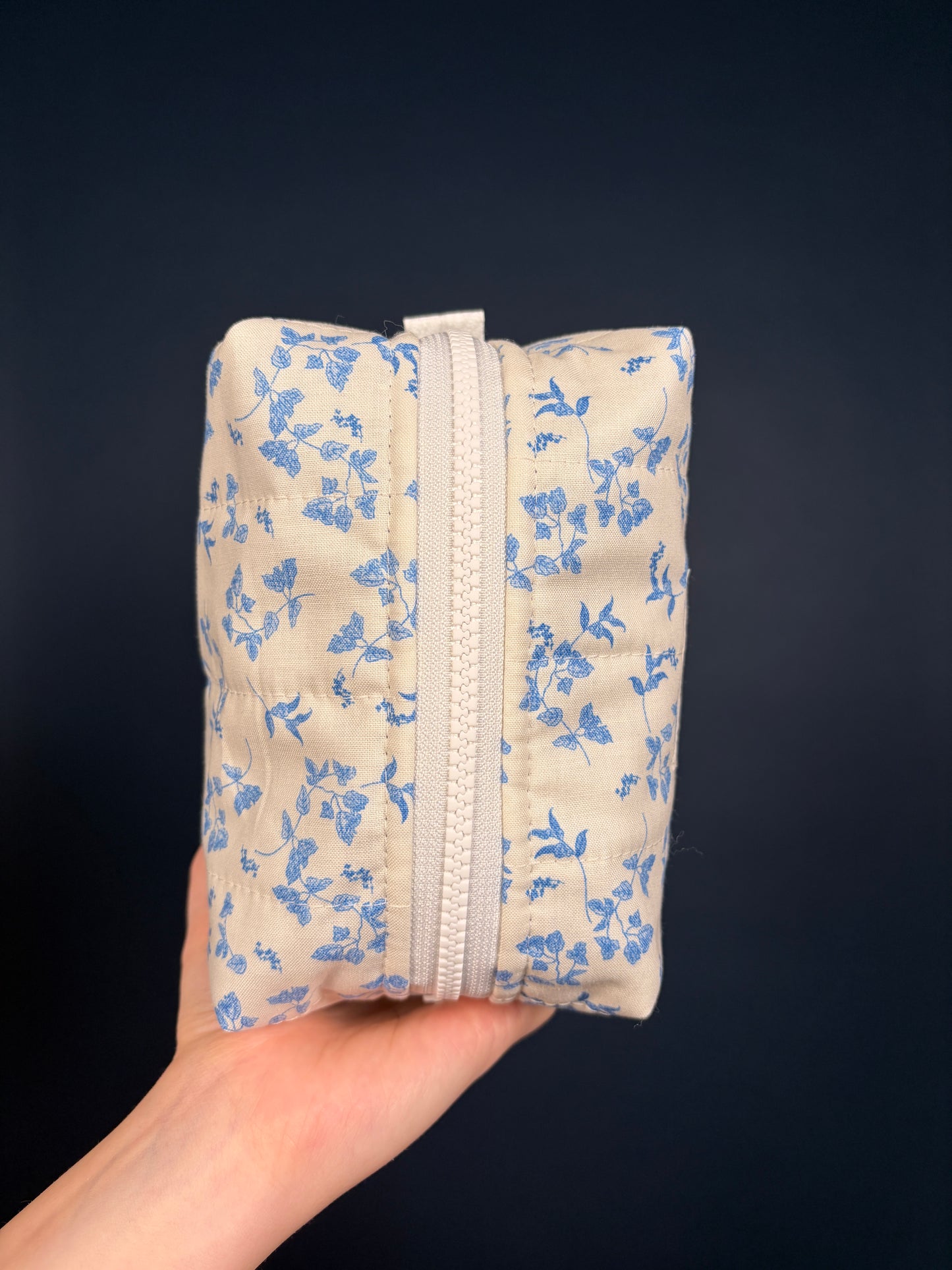 Valerie with Dark Blue Medium Makeup Bag *limited-edition*