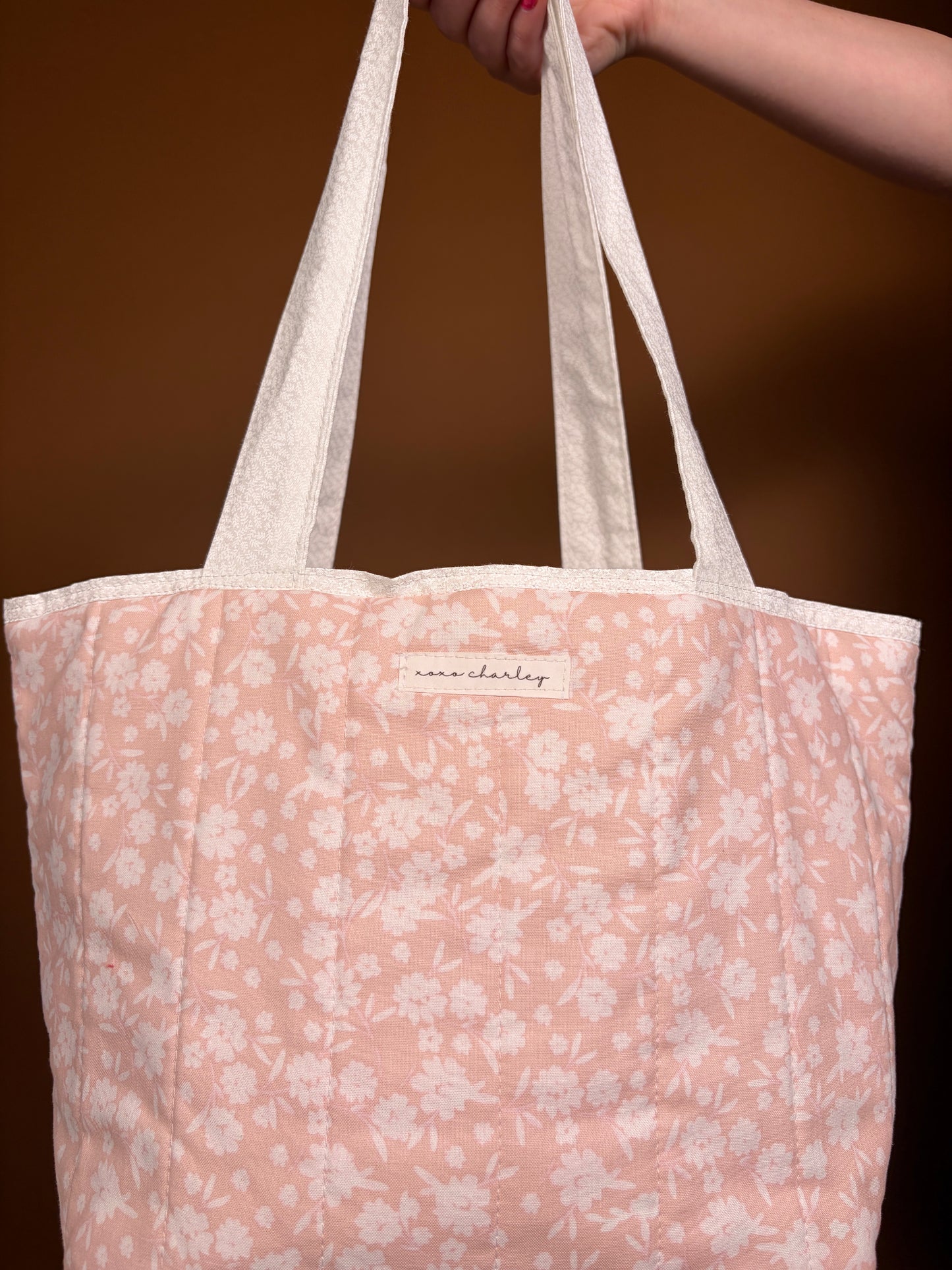 The Floral Ballerina Mini Tote with non-attached straps
