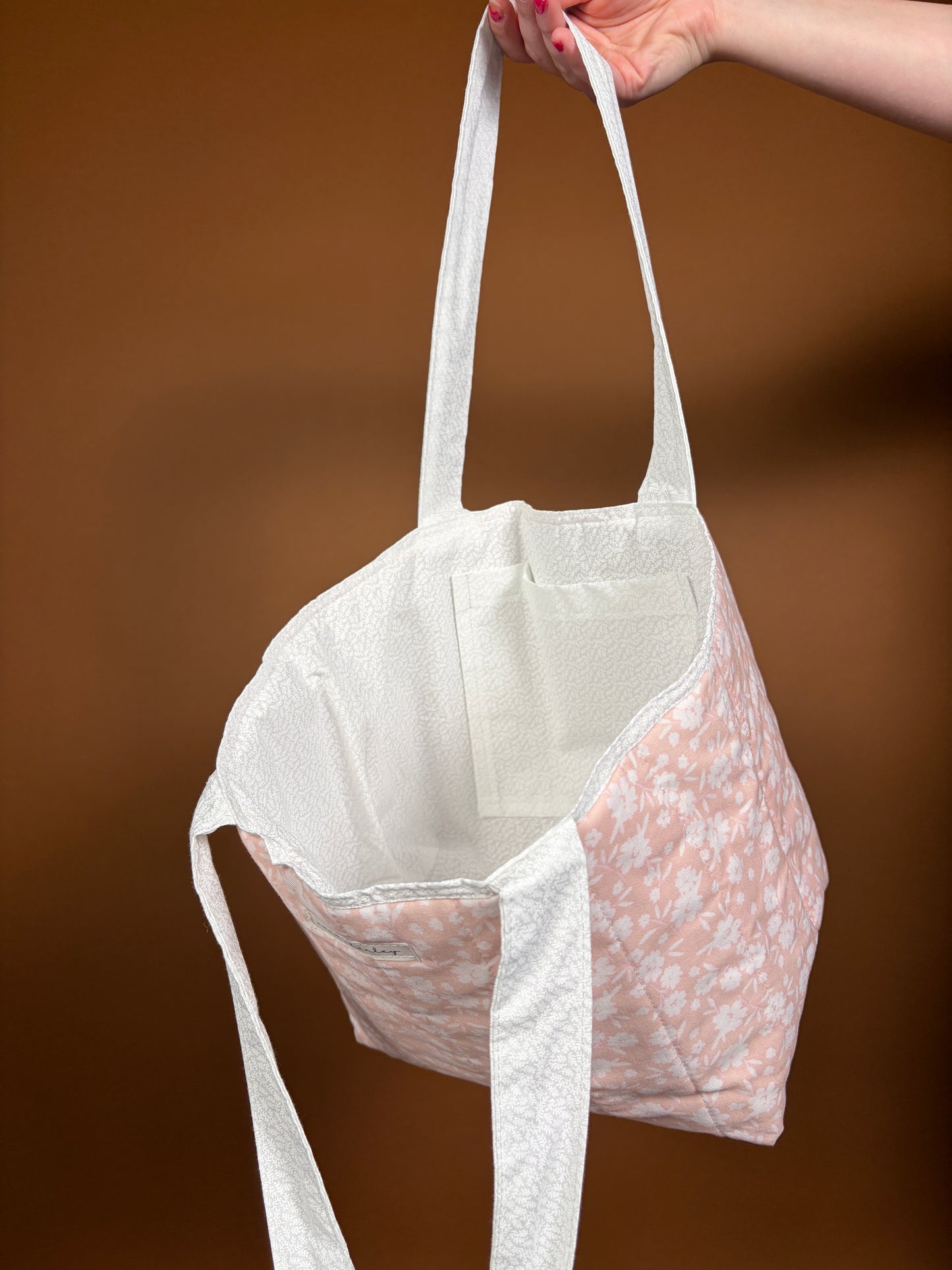 The Floral Ballerina Mini Tote with non-attached straps