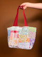 The Colorful Red Upcycled Mini Tote
