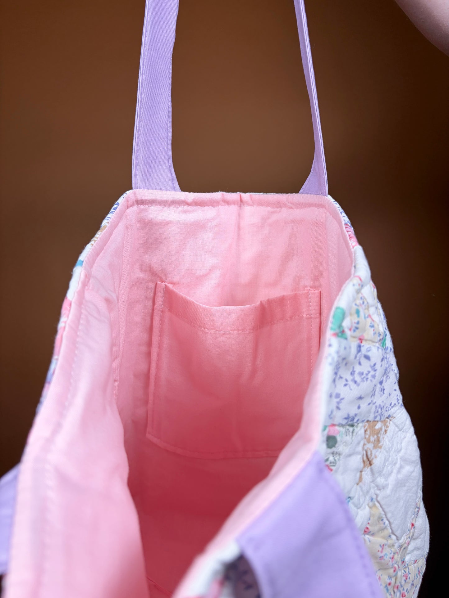 The Purple Star Upcycled Tote Bag