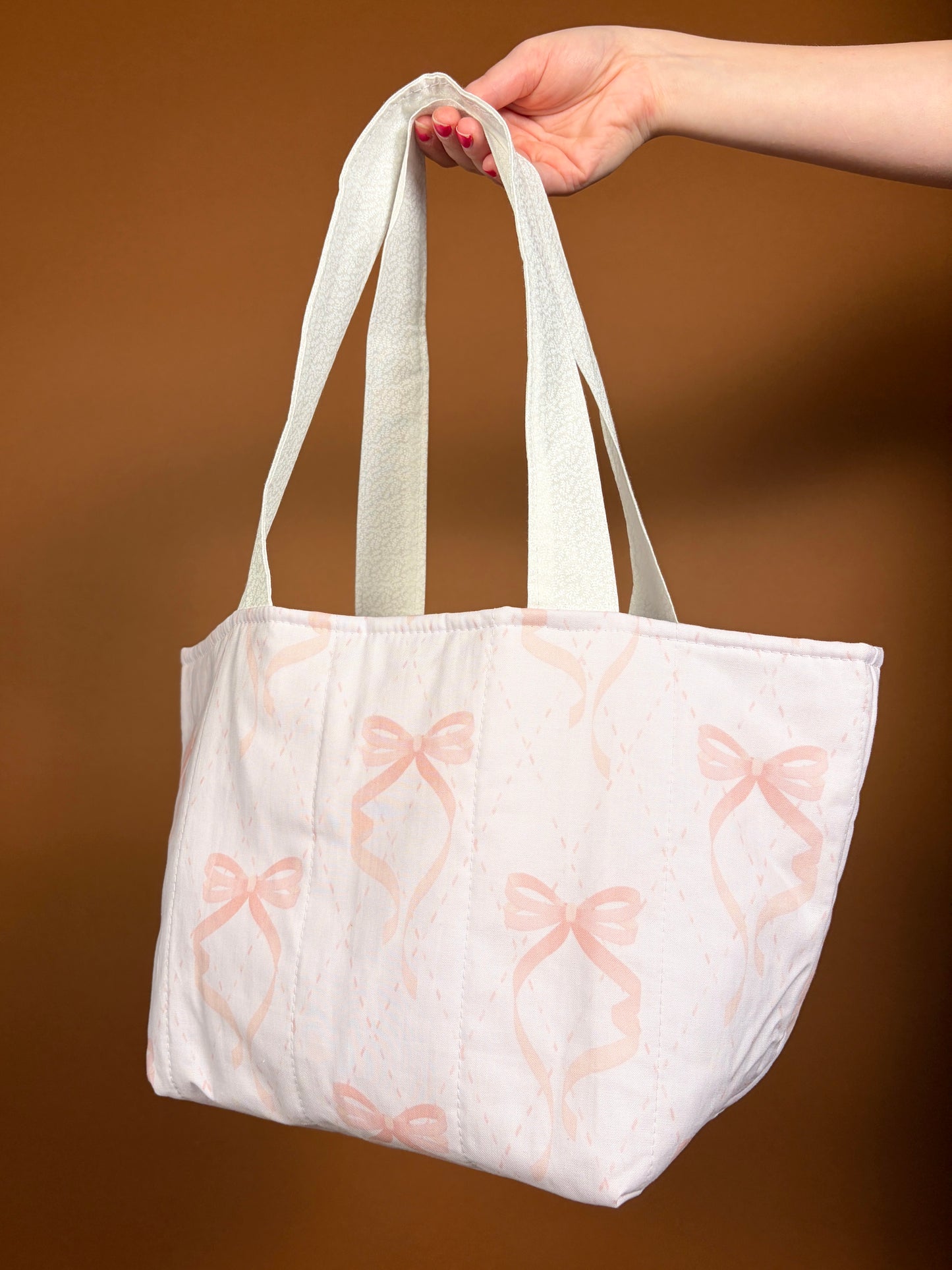 The Large Pink Bow Mini Tote