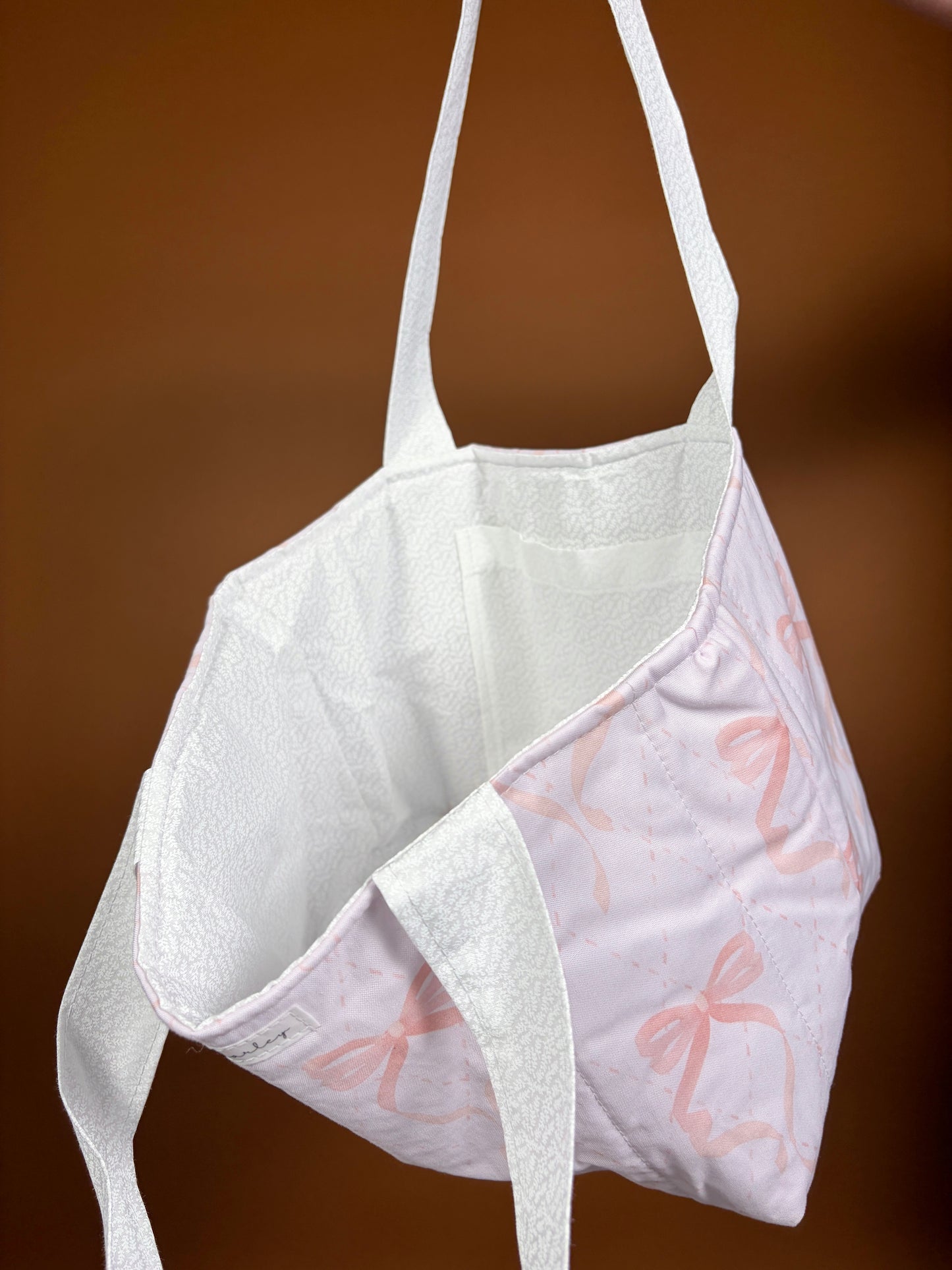 The Large Pink Bow Mini Tote