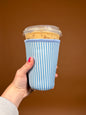 Blue Stripe Medium Cup Coozie *limited-edition*