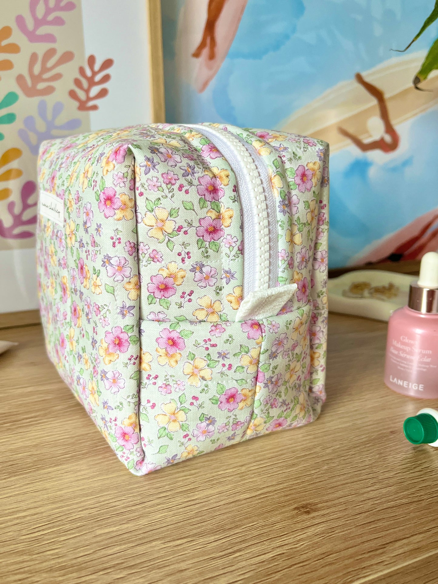 The Pink Peony Makeup Bag