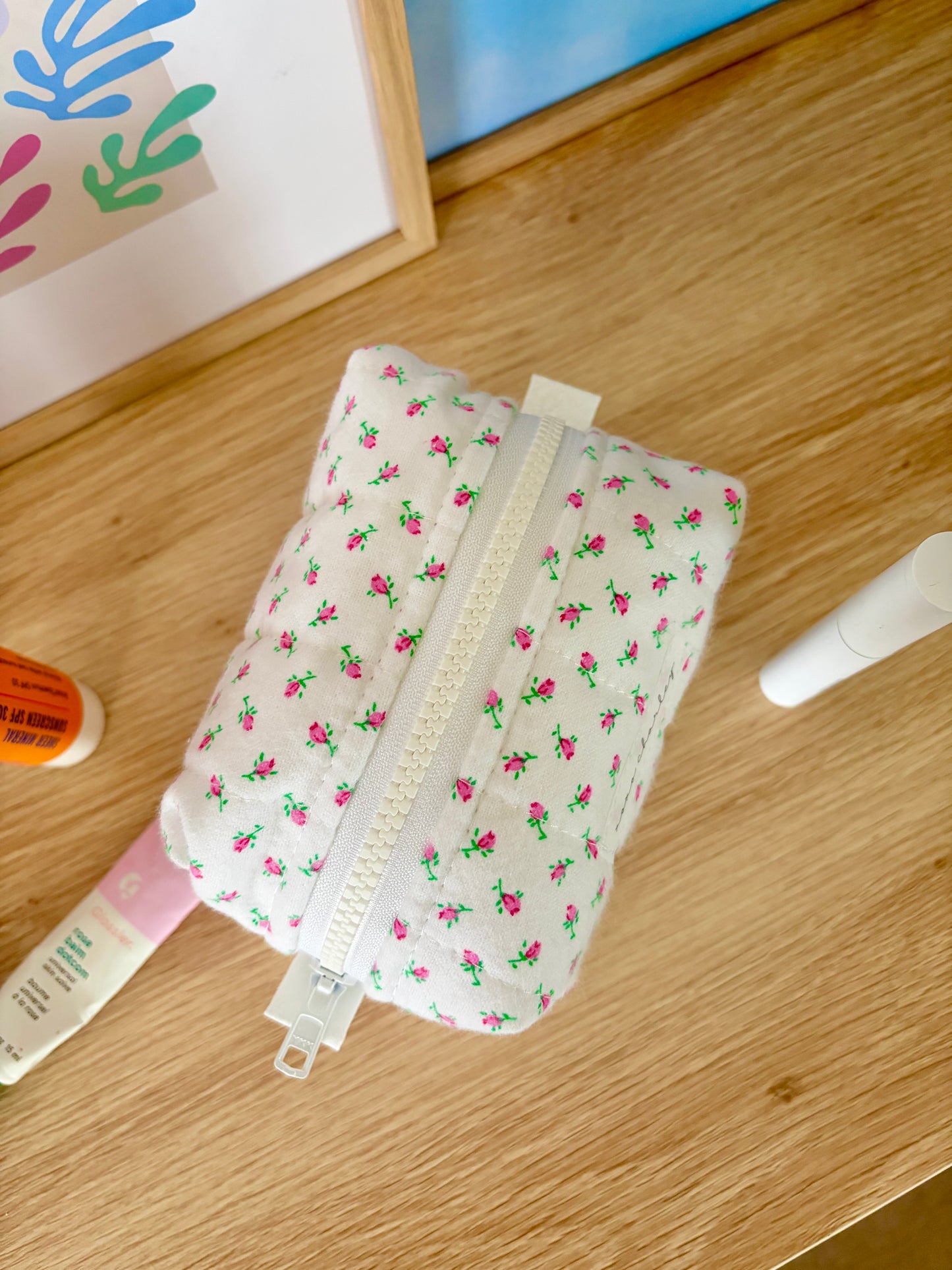 Mini Roses Mini Makeup Bag