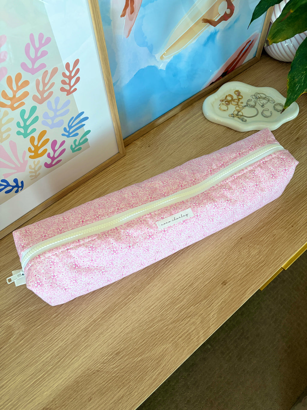 Pink Hawaiian Medium Hair Tools Bag