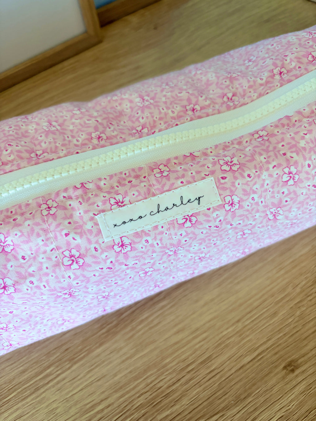 Pink Hawaiian Medium Hair Tools Bag