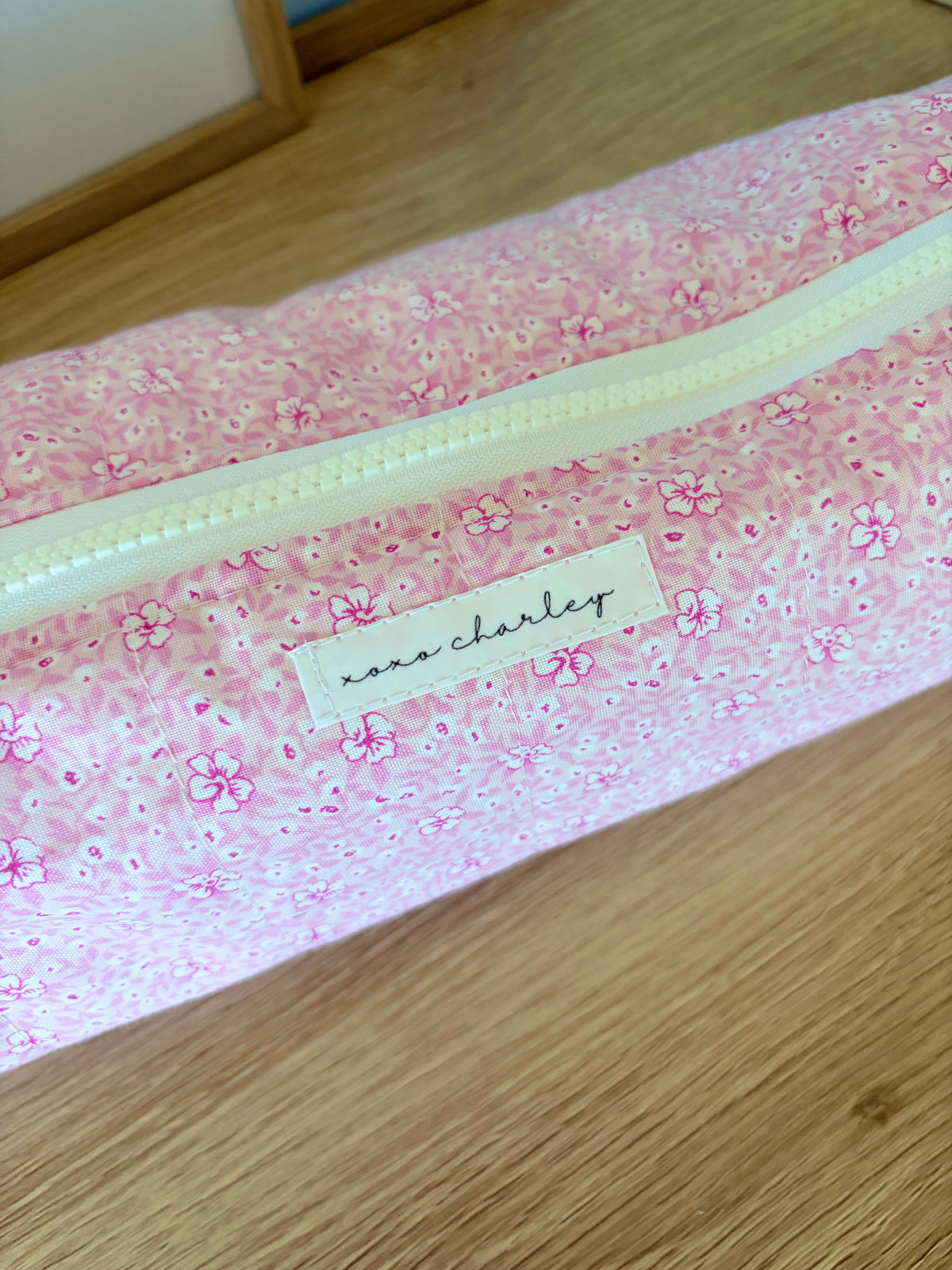 Pink Hawaiian Medium Hair Tools Bag