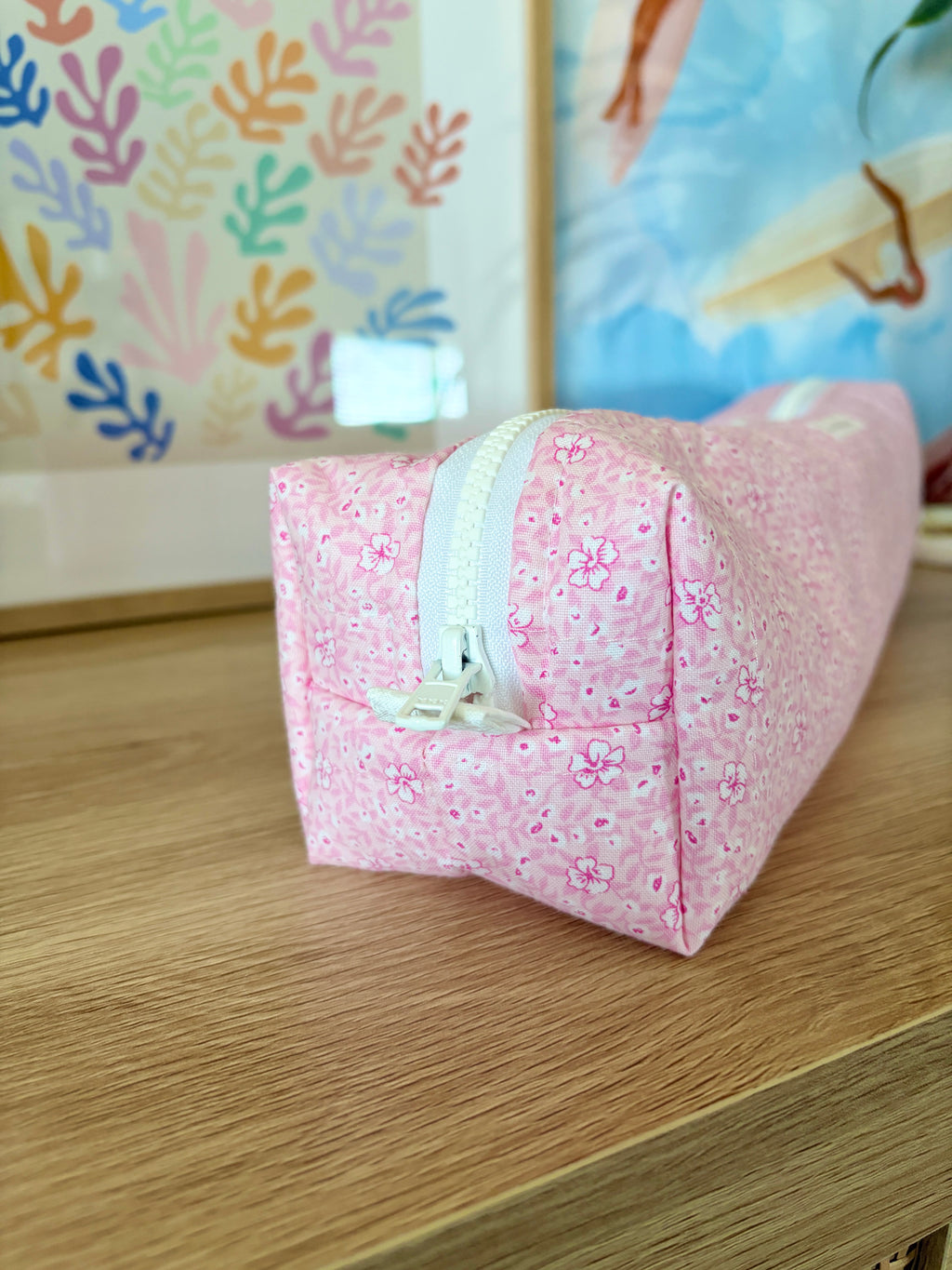 Pink Hawaiian Medium Hair Tools Bag