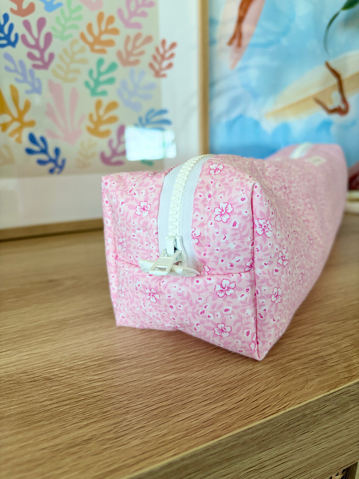 Pink Hawaiian Medium Hair Tools Bag