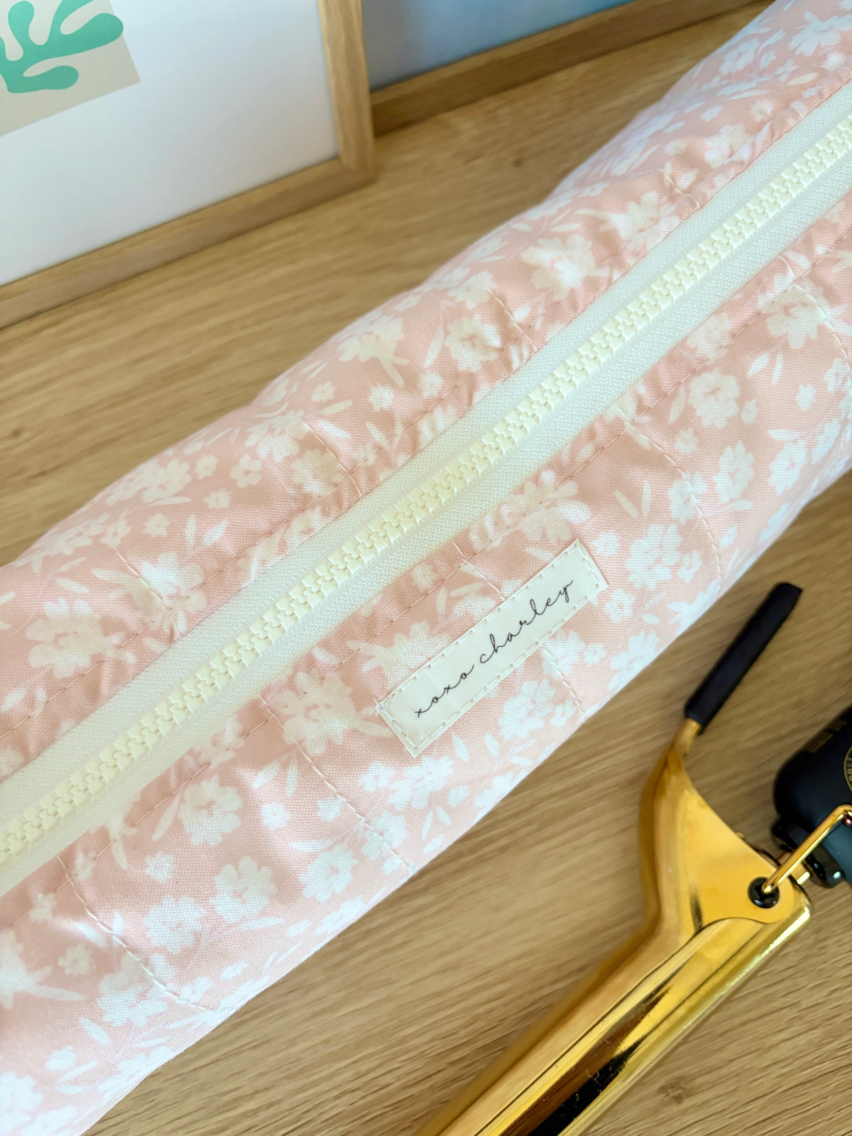 Floral Ballerina Medium Hair Tools Bag