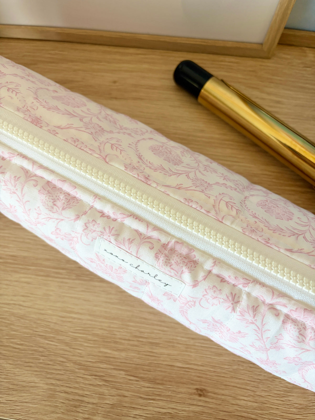 Vintage Pink Medium Hair Tools Bag