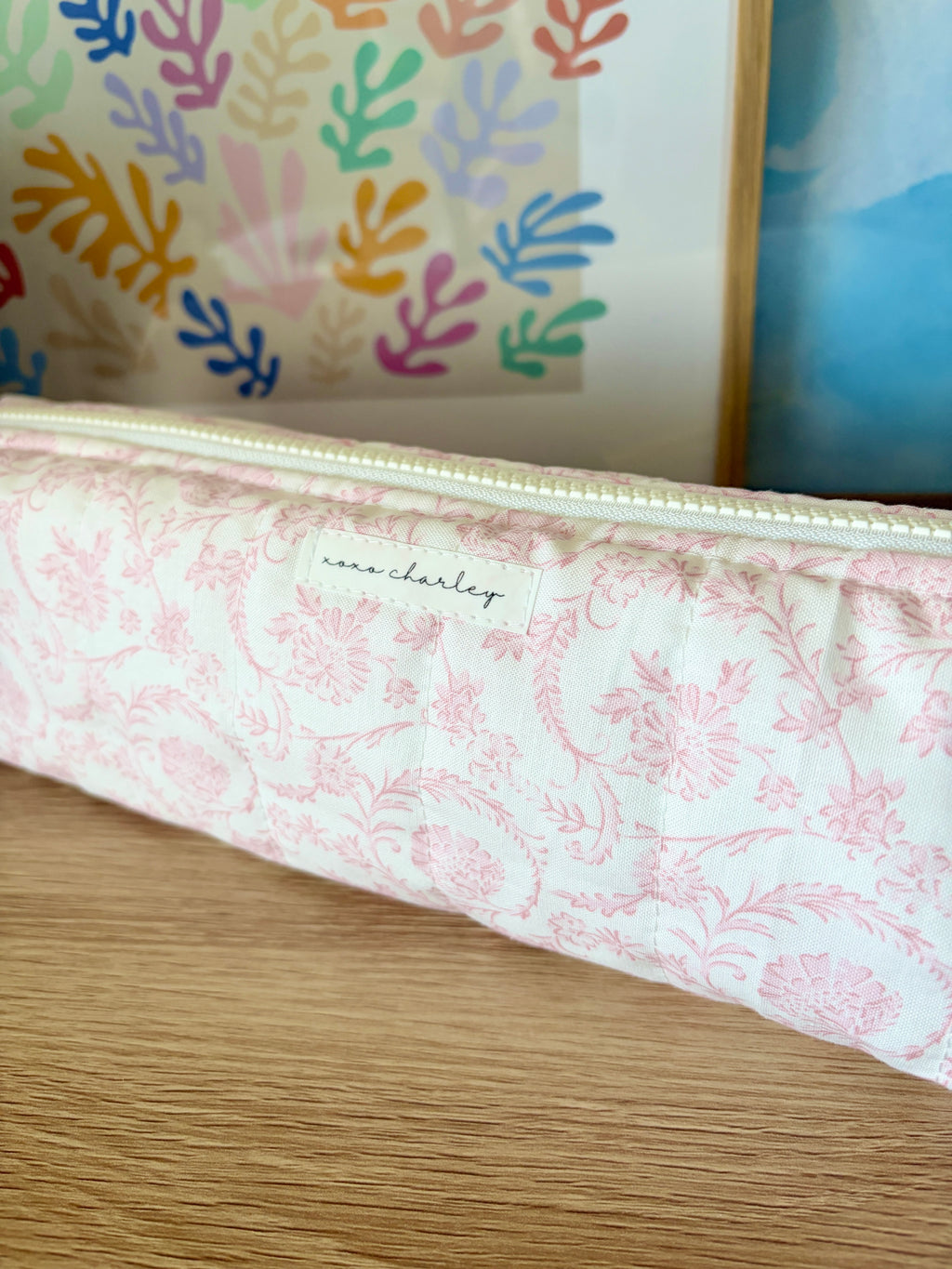 Vintage Pink Medium Hair Tools Bag