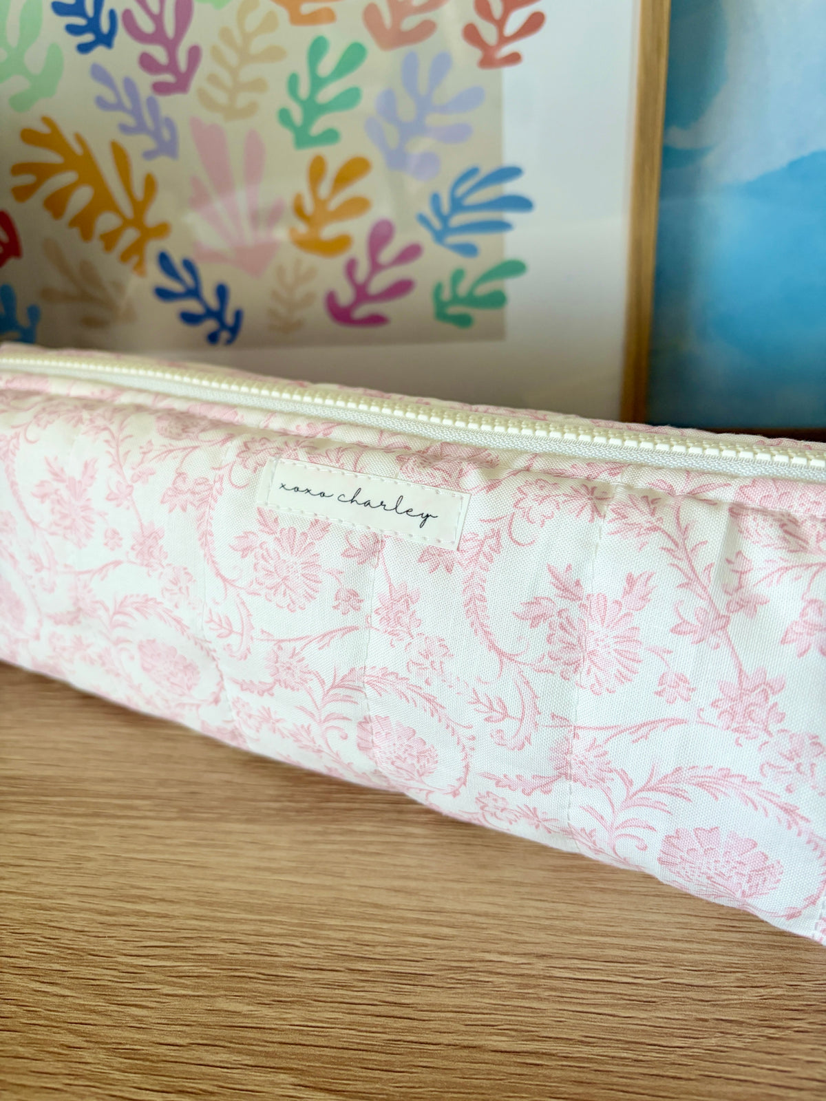 Vintage Pink Medium Hair Tools Bag