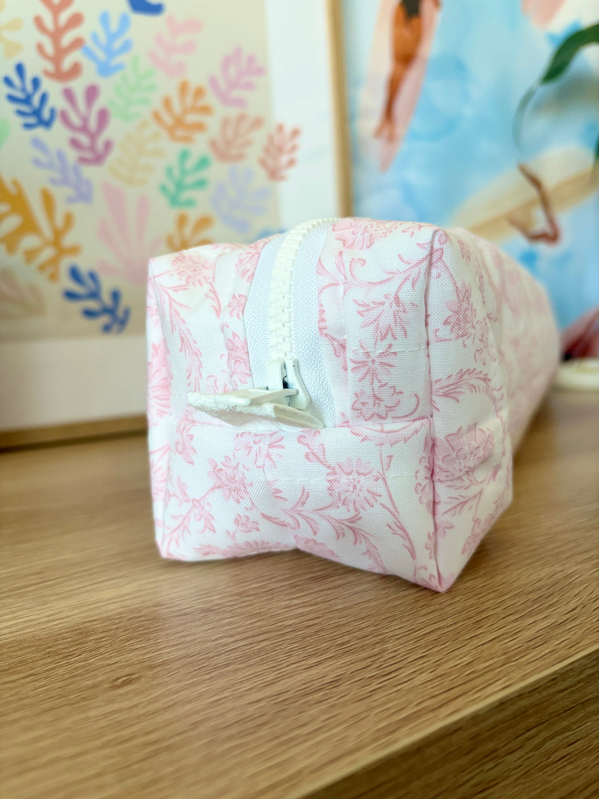 Vintage Pink Medium Hair Tools Bag