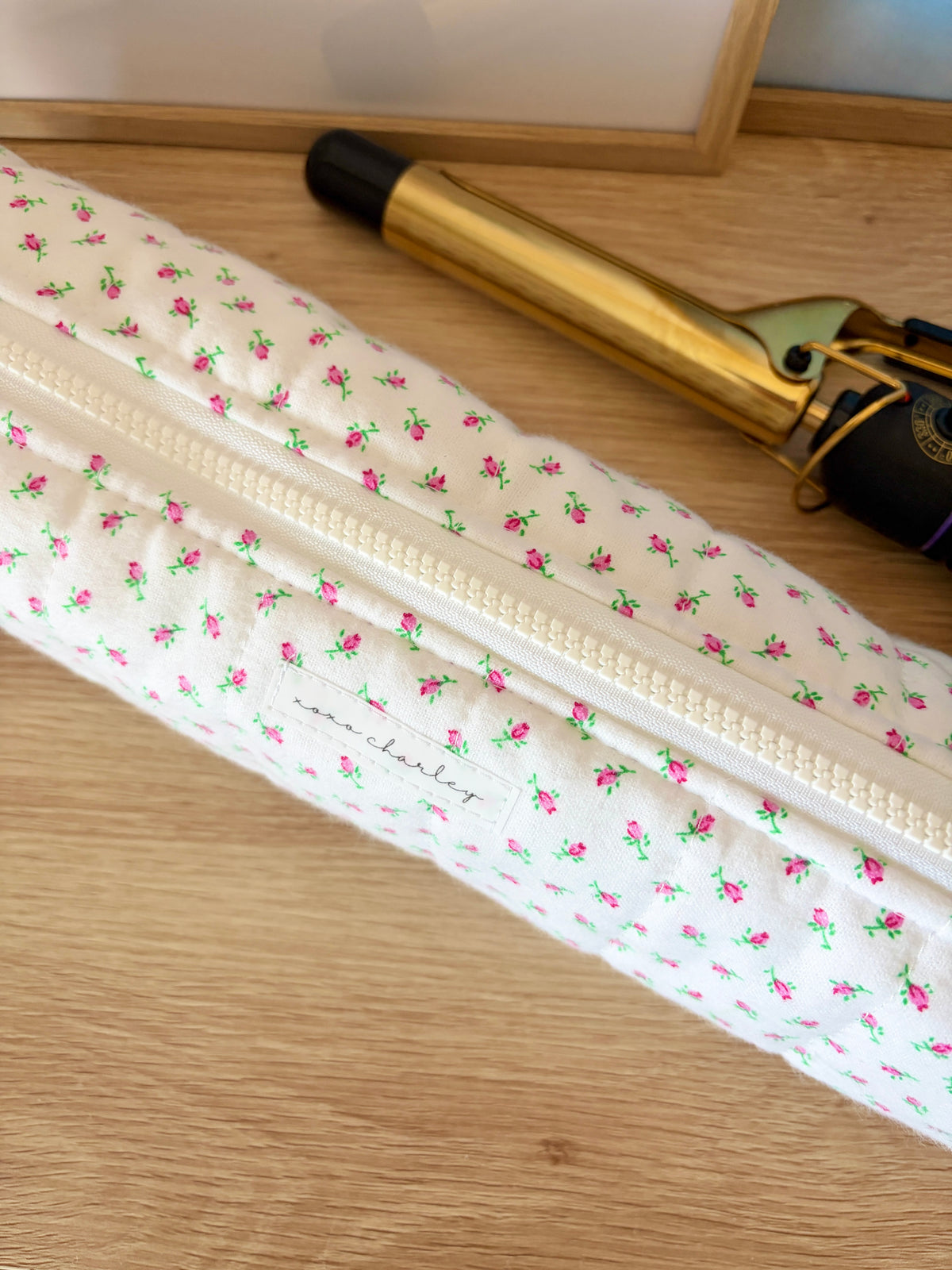 Mini Roses Medium Hair Tools Bag