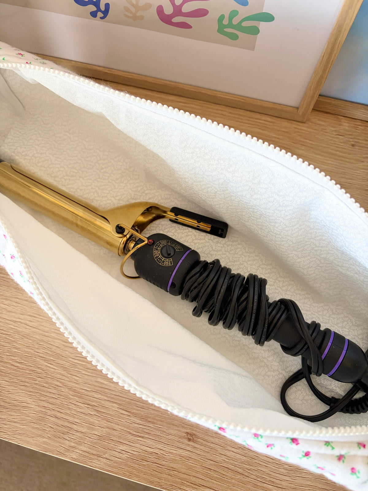 Mini Roses Medium Hair Tools Bag