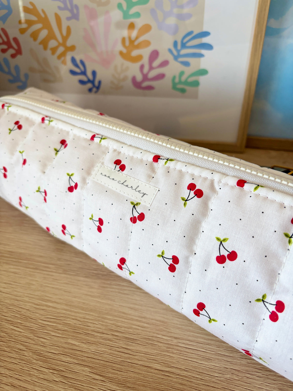 Cherry Red Medium Hair Tools Bag