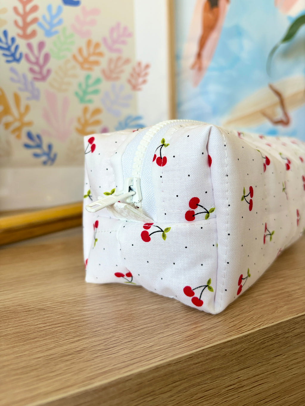 Cherry Red Medium Hair Tools Bag