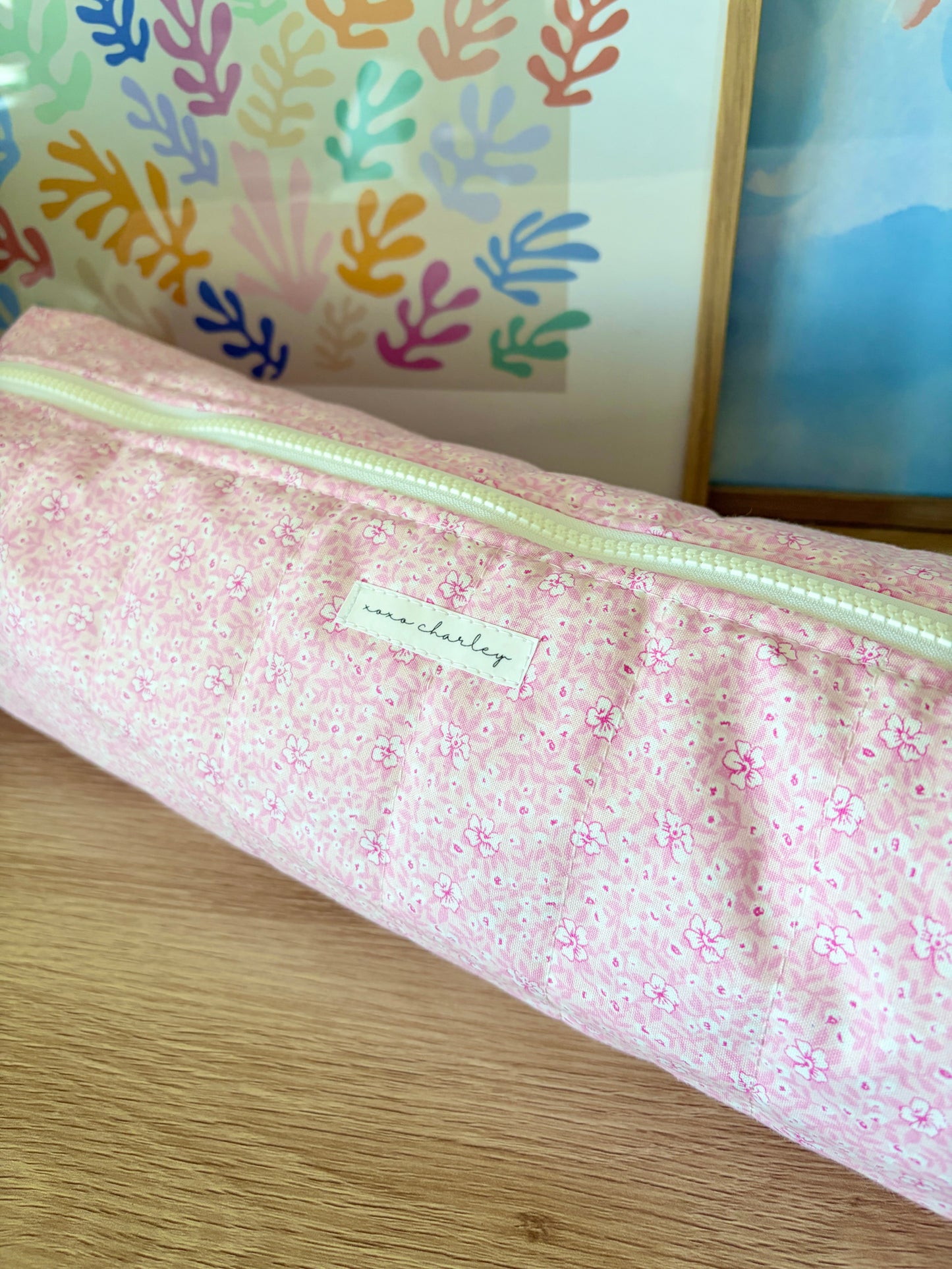 Pink Hawaiian Large Hair Tools Bag
