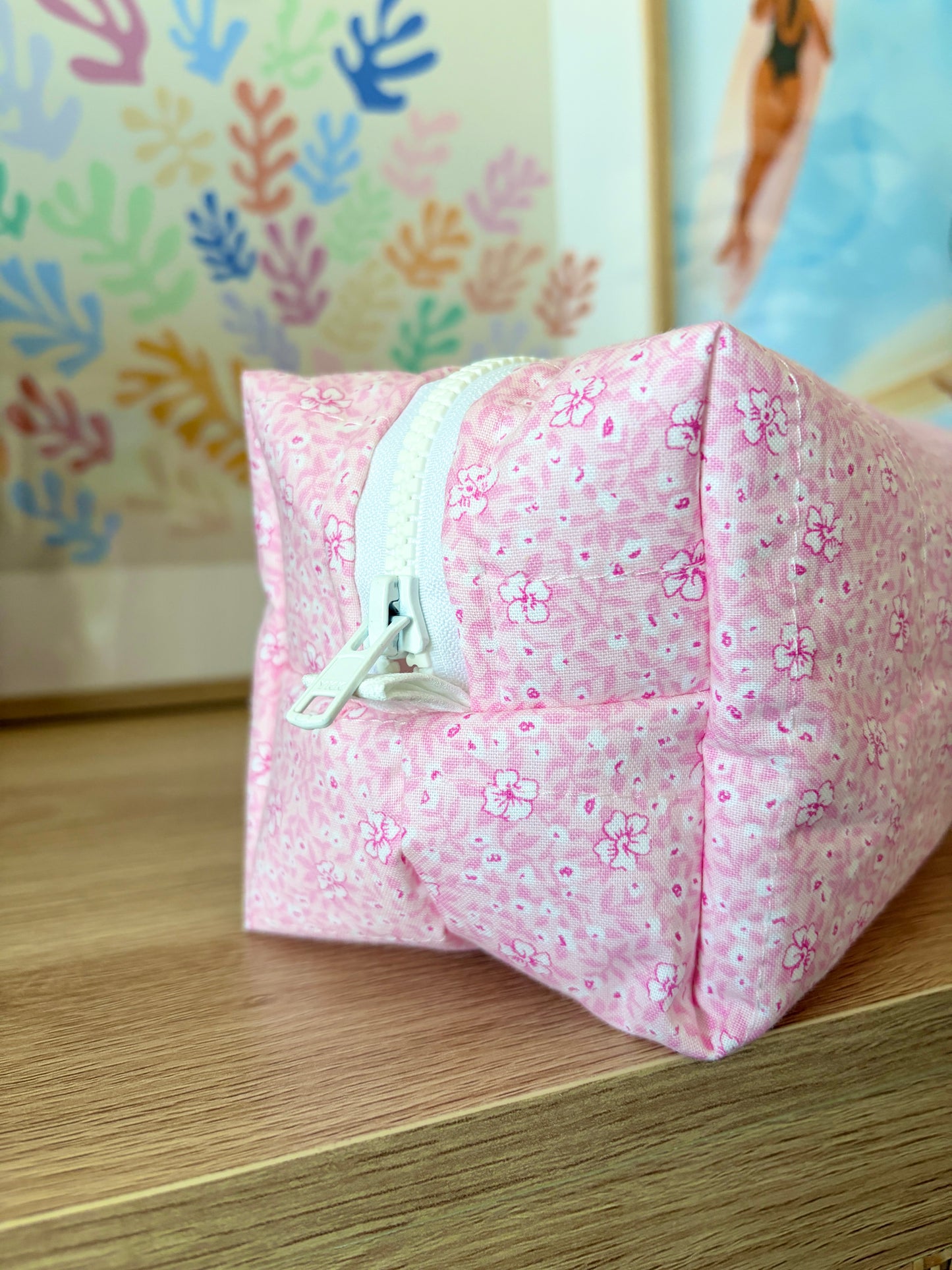 Pink Hawaiian Large Hair Tools Bag