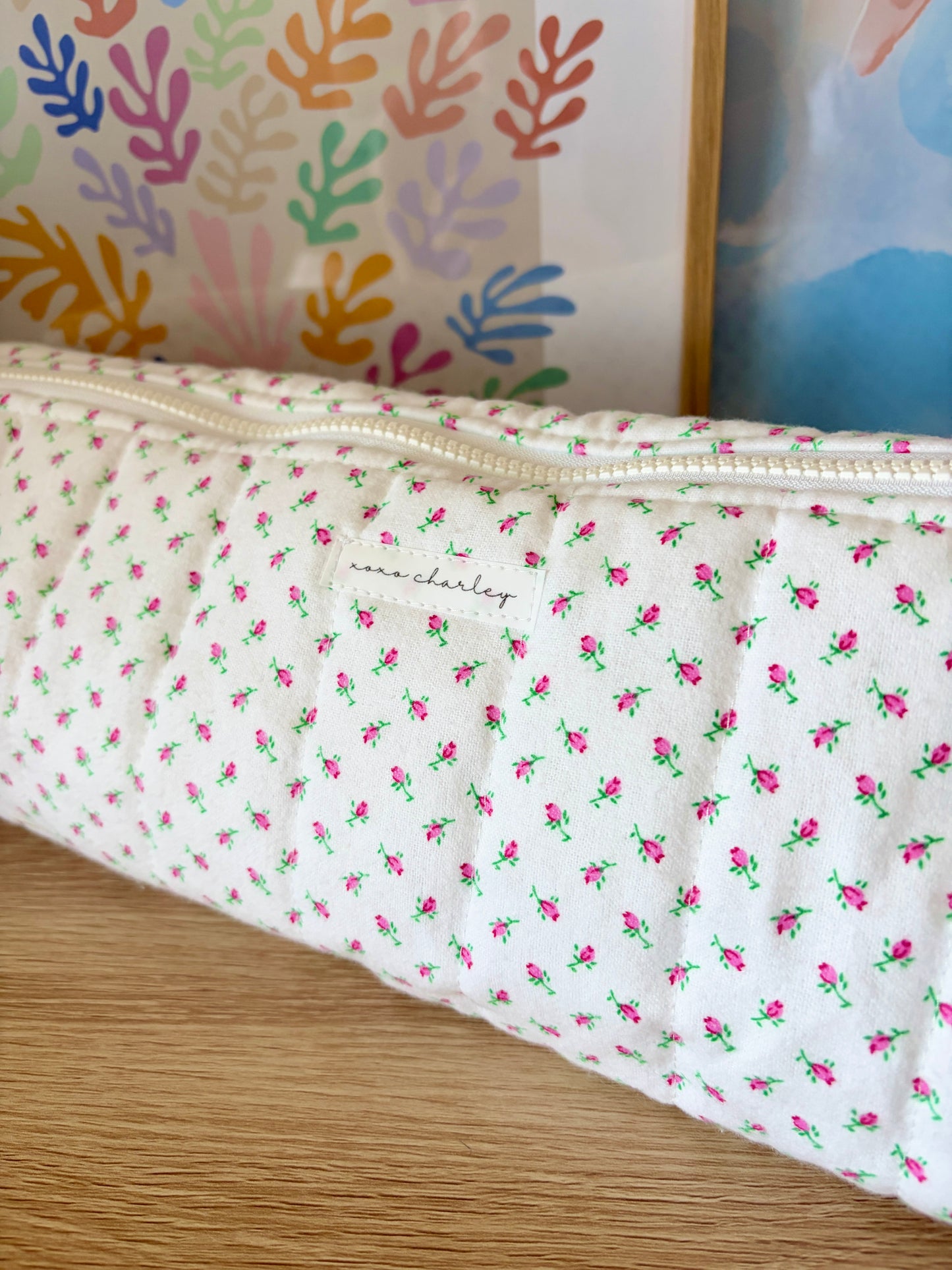Mini Roses Large Hair Tools Bag
