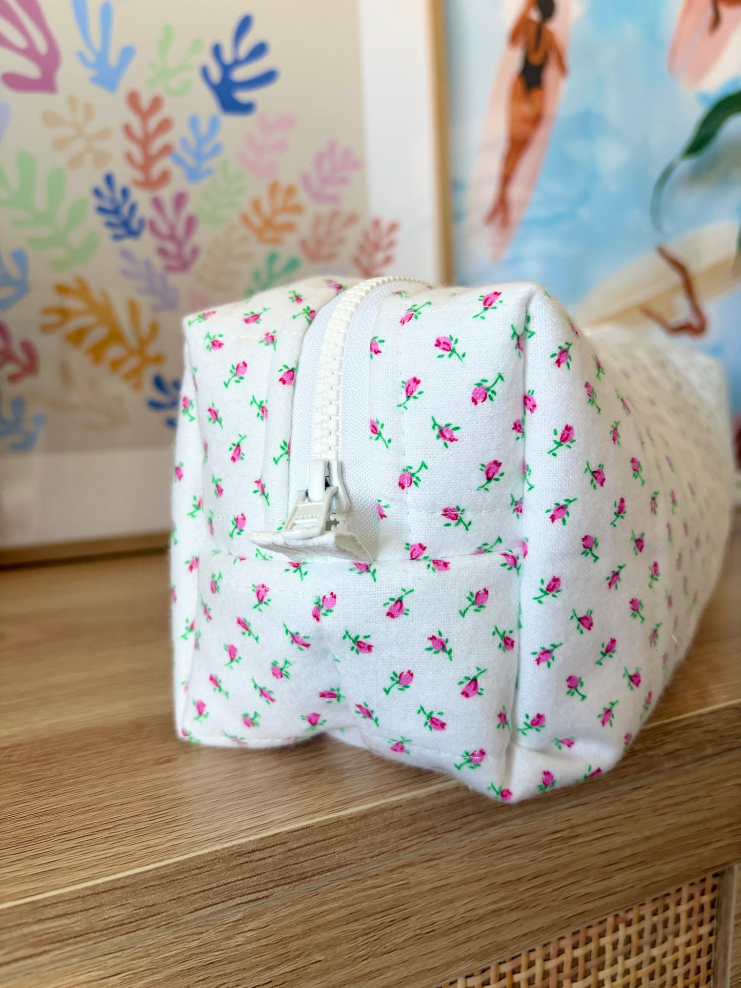 Mini Roses Large Hair Tools Bag