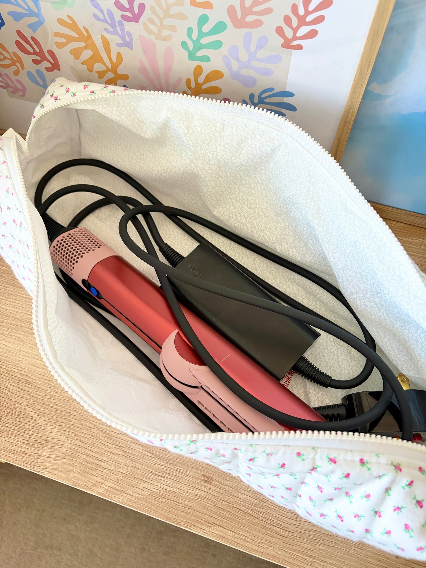 Mini Roses Large Hair Tools Bag
