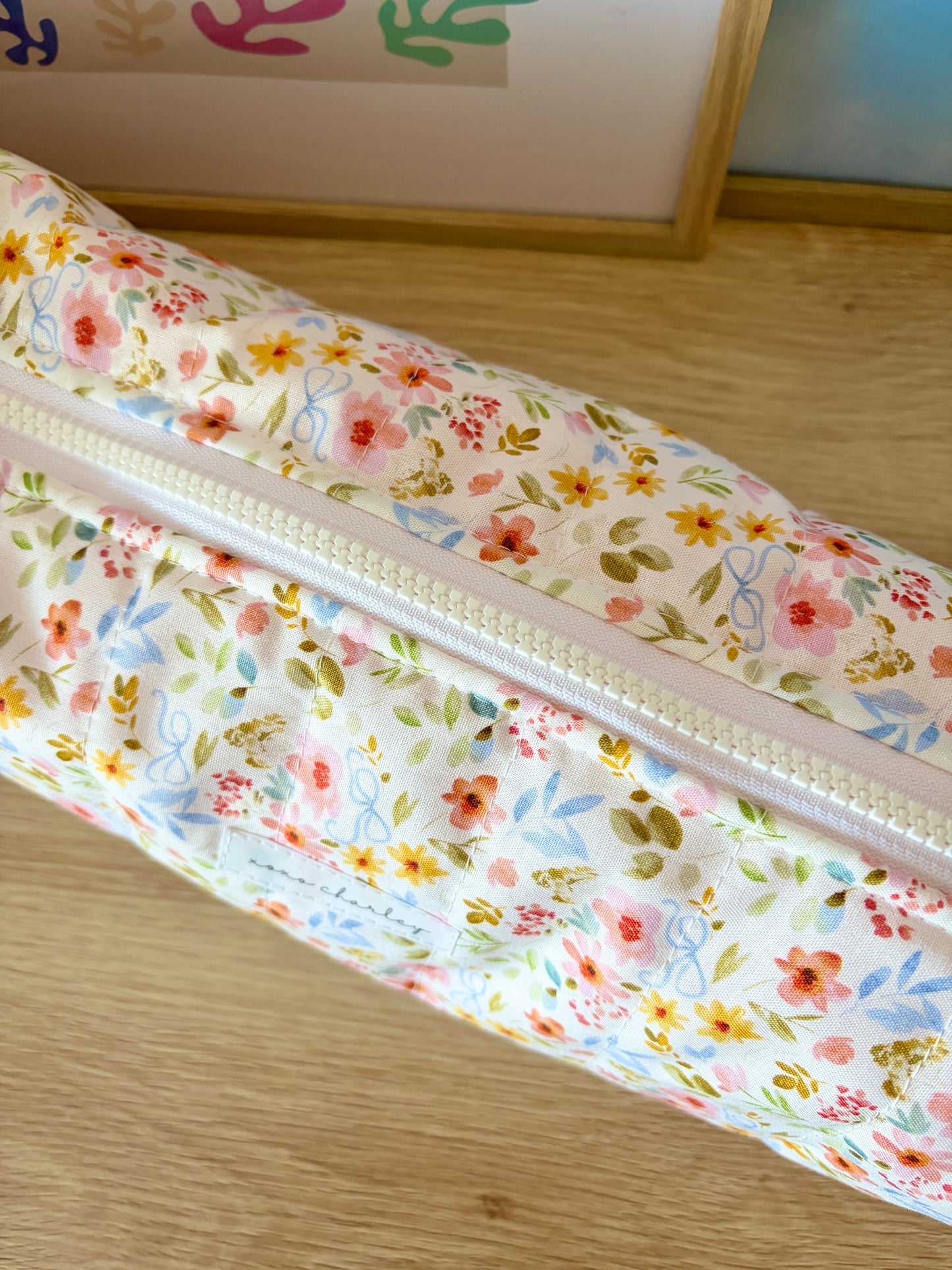Bright Floral Large Hair Tools Bag