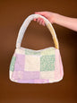Purple & Green Upcycled Shoulder Bag *limited-edition*