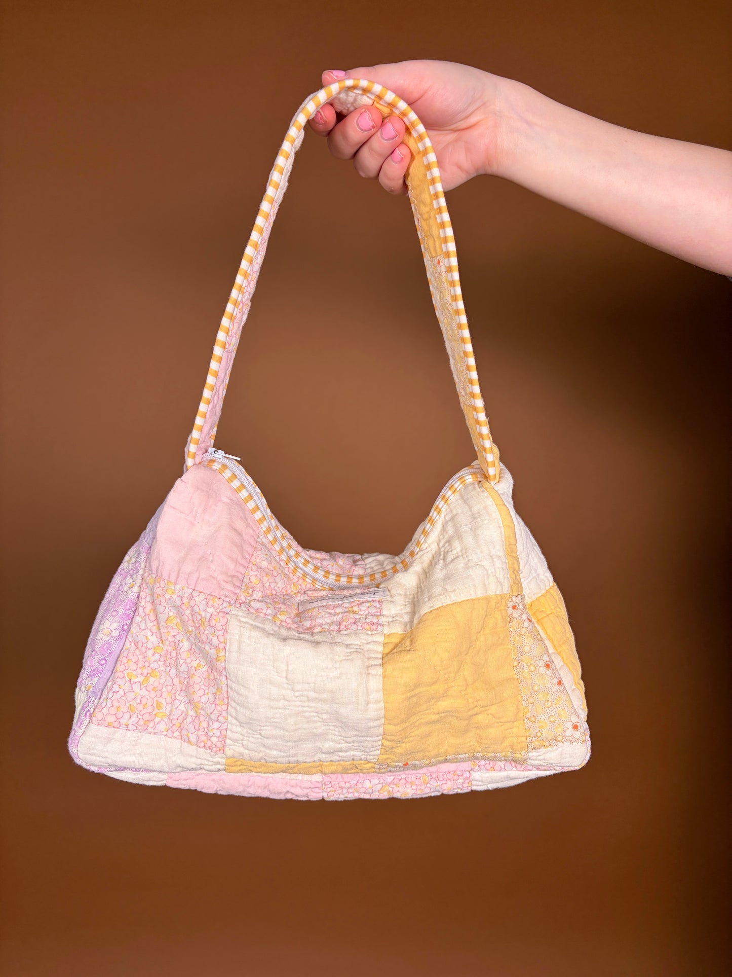 Yellow Upcycled Shoulder Bag *limited-edition*
