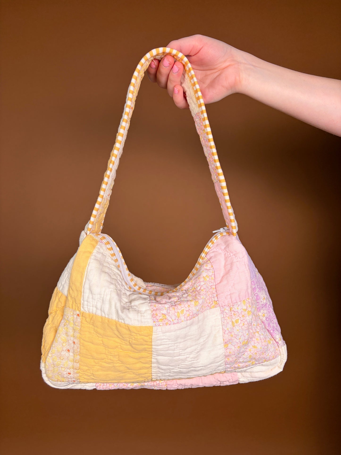Yellow Upcycled Shoulder Bag *limited-edition*