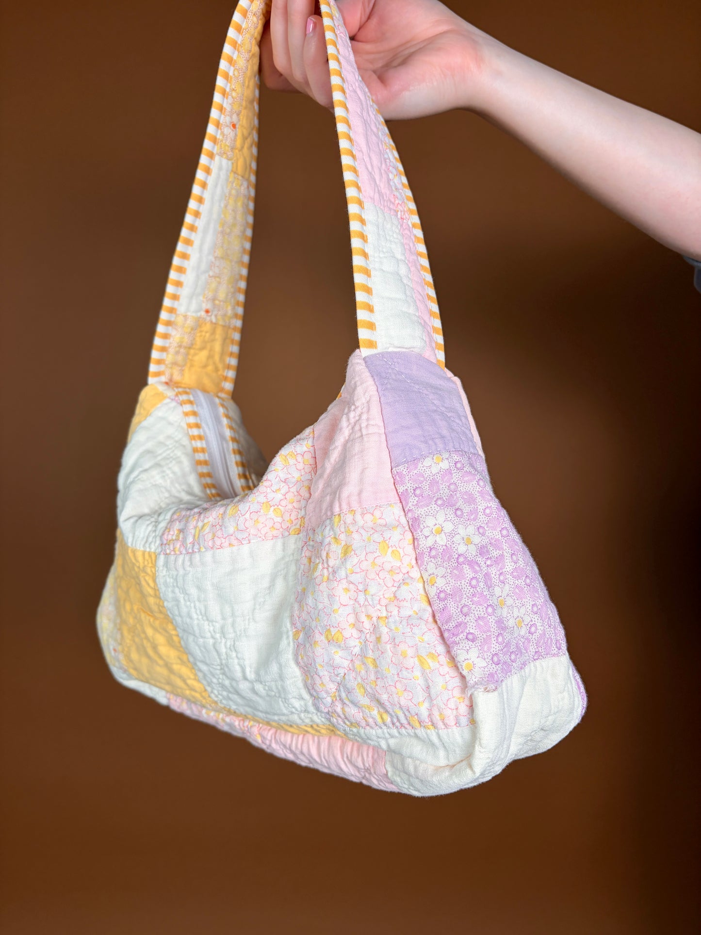 Yellow Upcycled Shoulder Bag *limited-edition*