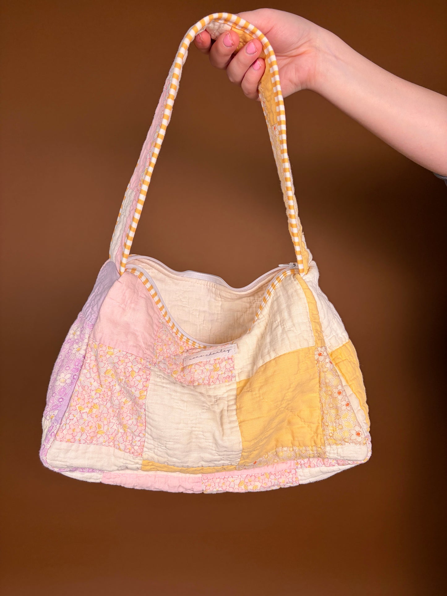 Yellow Upcycled Shoulder Bag *limited-edition*