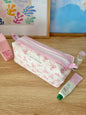 Mini Pink Bows Colorblock Bag - Pink/White Dots