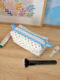 Mini Roses Colorblock Bag - Blue/White