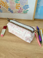 The Vintage Pink Colorblock Bag - Brown/Purple Gingham