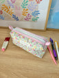 The Primrose Colorblock Bag - Pink/Green Gingham