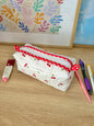 The Cherry Red Colorblock Bag - Red/Red Gingham