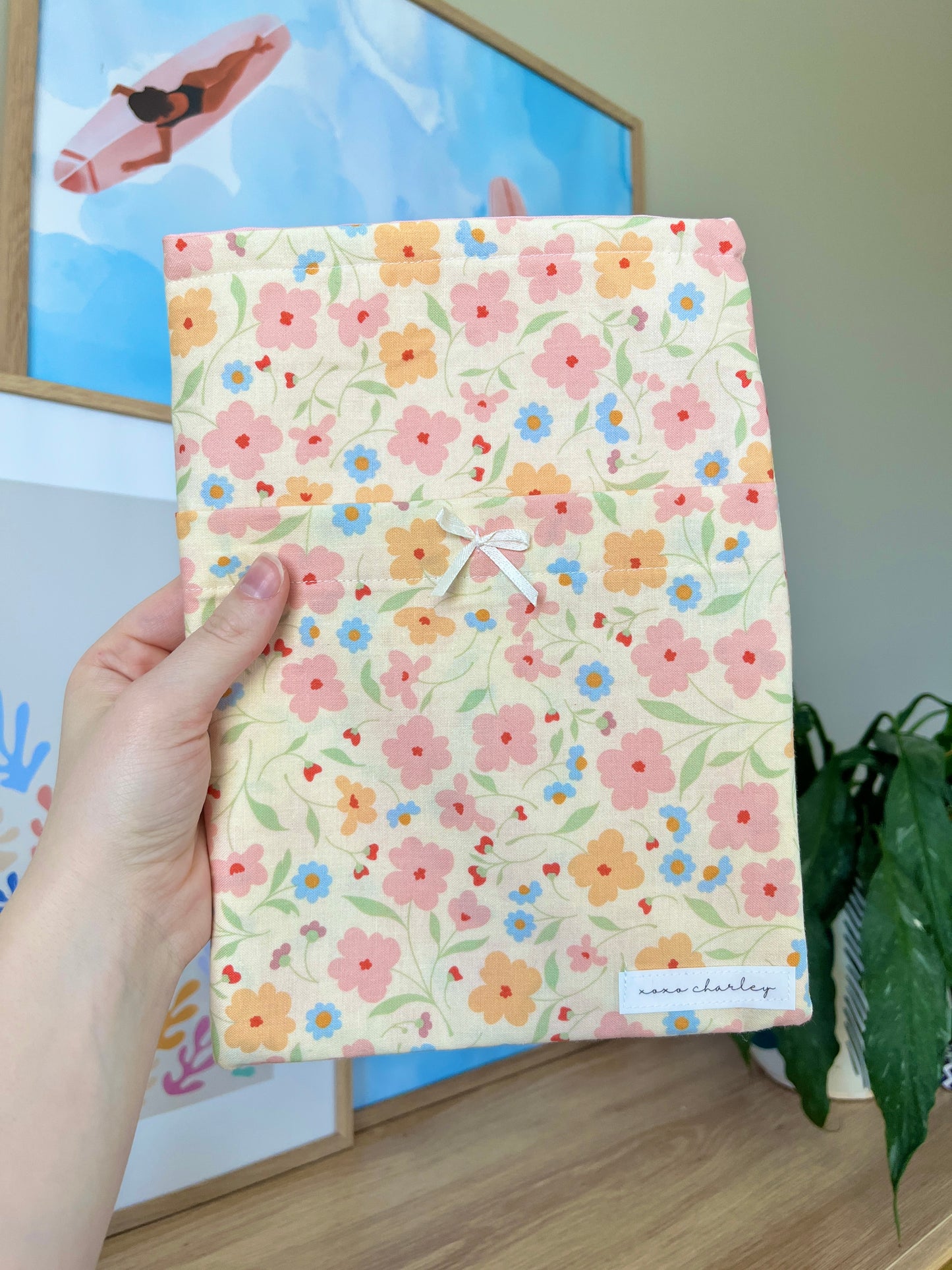 The Summer Medium Book Sleeve with yellow bow