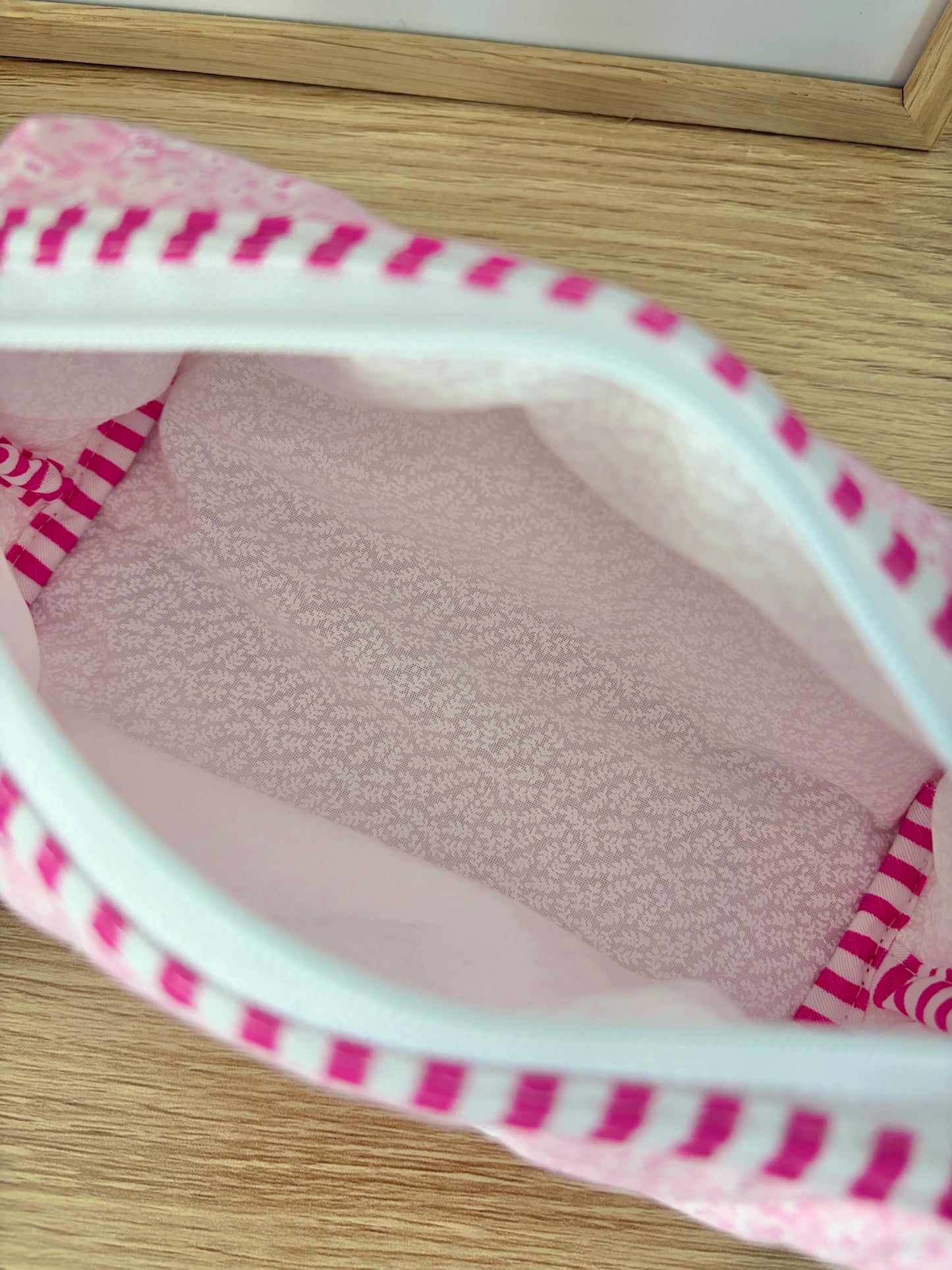 The Pink Hawaiian Colorblock Bag - Pink/White