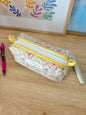 The Primrose Colorblock Bag - Yellow/White