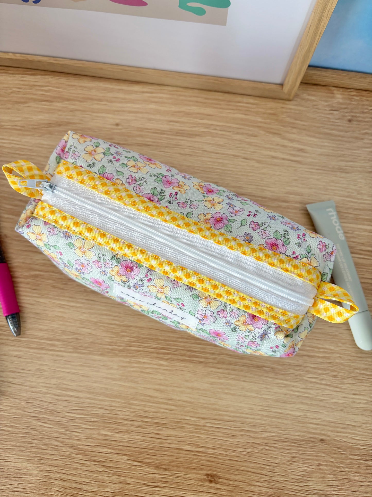 The Primrose Colorblock Bag - Yellow/White