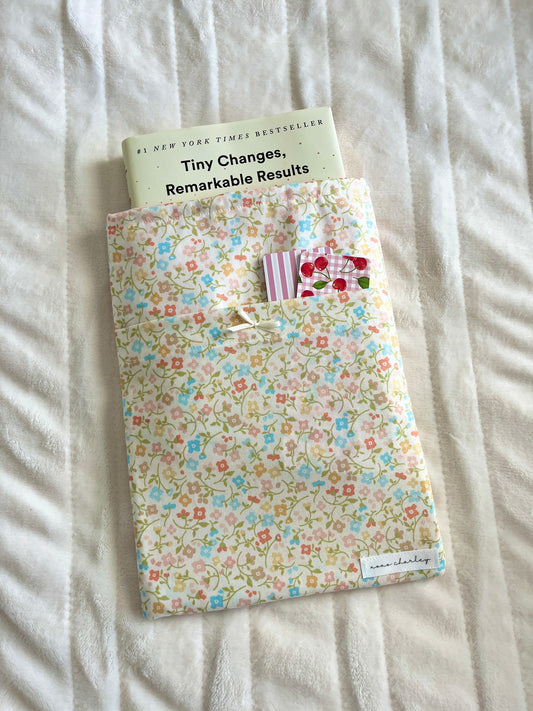 The Hailey Large Book Sleeve with yellow bow