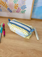 The Green Patchwork Colorblock Bag - Blue/Green Gingham
