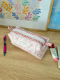 The Vintage Pink Colorblock Bag - Pink Floral/Pink Gingham